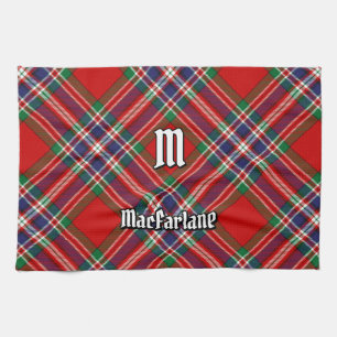 Clan MacFarlane Red Tartan Kitchen Towel