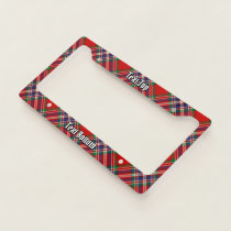 Clan MacFarlane Red Tartan License Plate Frame