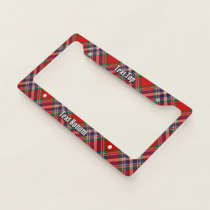 Clan MacFarlane Red Tartan License Plate Frame