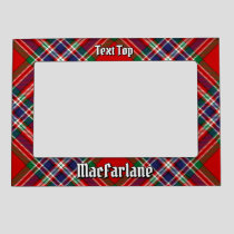 Clan MacFarlane Red Tartan Magnetic Frame