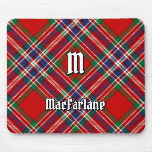 Clan MacFarlane Red Tartan Mouse Pad