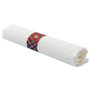 Clan MacFarlane Red Tartan Napkin Bands