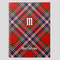 Clan MacFarlane Red Tartan Notebook