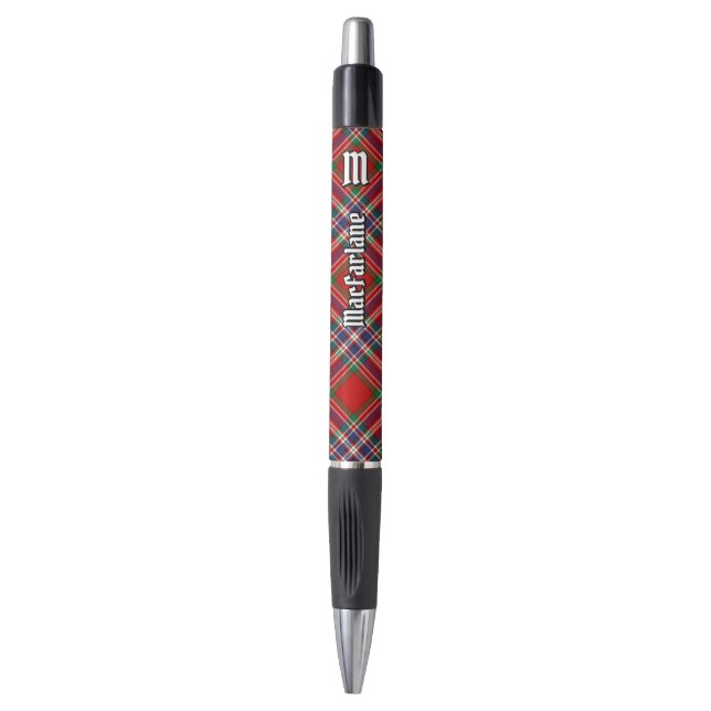 Clan MacFarlane Red Tartan Pen (Front Vertical)
