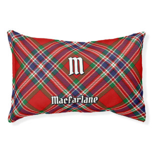 Clan MacFarlane Red Tartan Pet Bed