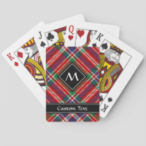 Clan MacFarlane Red Tartan Playing Cards