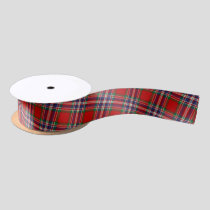 Clan MacFarlane Red Tartan Satin Ribbon