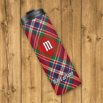 Clan MacFarlane Red Tartan Thermal Tumbler