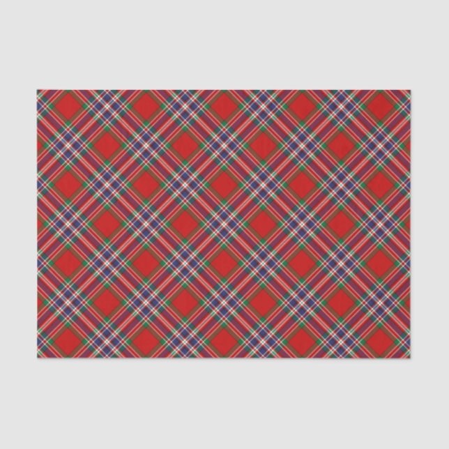 Clan MacFarlane Red Tartan Tissue Paper (Front)