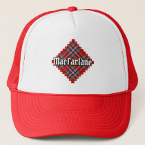 Clan MacFarlane Red Tartan Trucker Hat