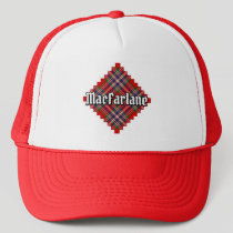 Clan MacFarlane Red Tartan Trucker Hat