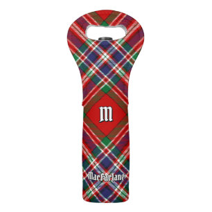 Clan MacFarlane Red Tartan Wine Bag