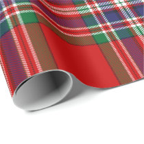 Clan MacFarlane Red Tartan Wrapping Paper