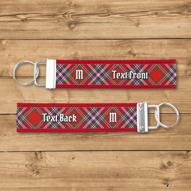 Clan MacFarlane Red Tartan Wrist Keychain (Creator Uploaded)