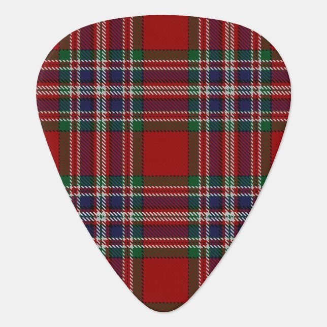 Clan MacFarlane Sounds of Scotland Tartan Guitar Pick (Front)