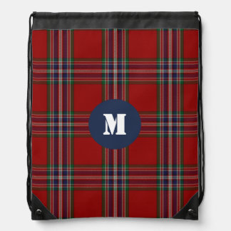 Clan MacFarlane Tartan Plaid Monogram Backpack