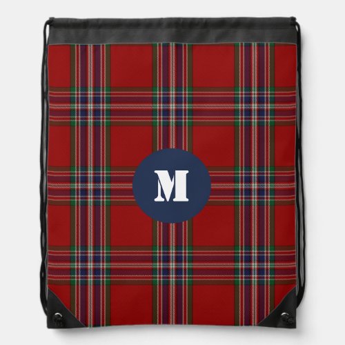 Clan MacFarlane Tartan Plaid Monogram Backpack