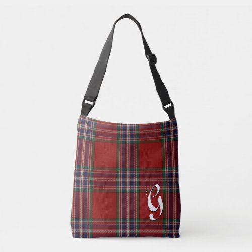 Clan MacFarlane Tartan Plaid Monogrammed Body Bag