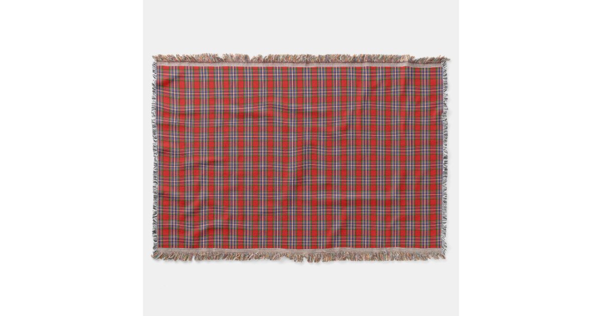 Clan MacFarlane Tartan Throw Blanket | Zazzle