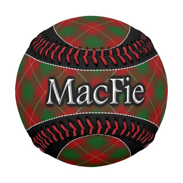 Clan MacFie Scottish Dream Tartan Baseball (Front)