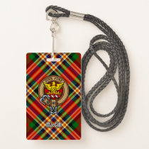 Clan MacGill Crest over Tartan Badge