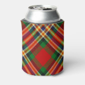 Clan MacGill Crest over Tartan Can Cooler (Can Back)
