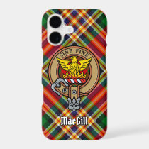 Clan MacGill Crest over Tartan iPhone 17 Case