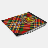 Clan MacGill Crest over Tartan Drawstring Bag (Side)