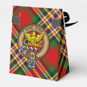 Clan MacGill Crest over Tartan Favor Box (Back Side)