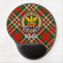 Clan MacGill Crest over Tartan Gel Mouse Pad