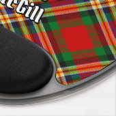 Clan MacGill Crest over Tartan Gel Mouse Pad (Right Side)