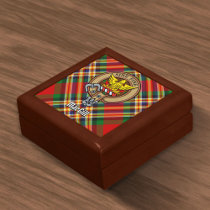 Clan MacGill Crest over Tartan Gift Box
