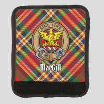 Clan MacGill Crest over Tartan Luggage Handle Wrap