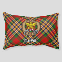 Clan MacGill Crest over Tartan Pet Bed