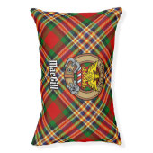 Clan MacGill Crest over Tartan Pet Bed (Front Vertical)