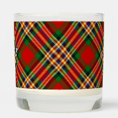 Clan MacGill Crest over Tartan Scented Candle (Left)