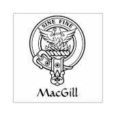 Clan MacGill Crest Rubber Stamp (Imprint)