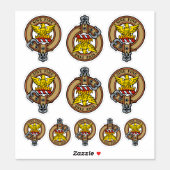 Clan MacGill Crest Sticker Set (Sheet)
