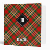 Clan MacGill Tartan 3 Ring Binder (Front/Inside)