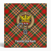 Clan MacGill Tartan 3 Ring Binder (Back)