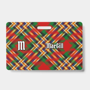 Clan MacGill Tartan Badge