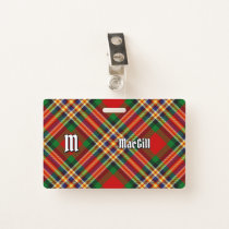 Clan MacGill Tartan Badge