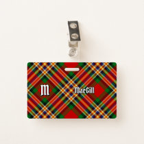 Clan MacGill Tartan Badge