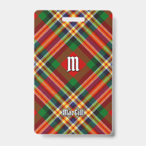 Clan MacGill Tartan Badge