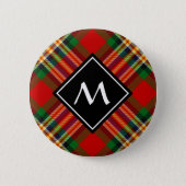 Clan MacGill Tartan Button (Front)