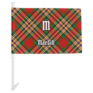 Clan MacGill Tartan Car Flag