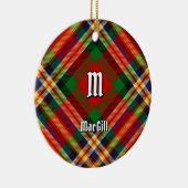 Clan MacGill Tartan Ceramic Ornament (Right)