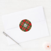 Clan MacGill Tartan Classic Round Sticker (Envelope)