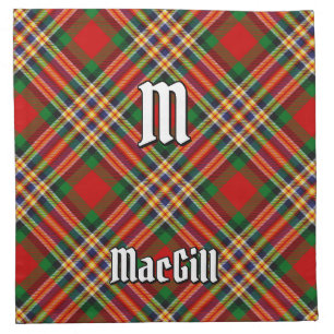 Clan MacGill Tartan Cloth Napkin