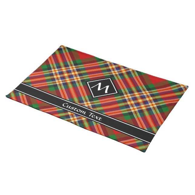 Clan MacGill Tartan Cloth Placemat (On Table)